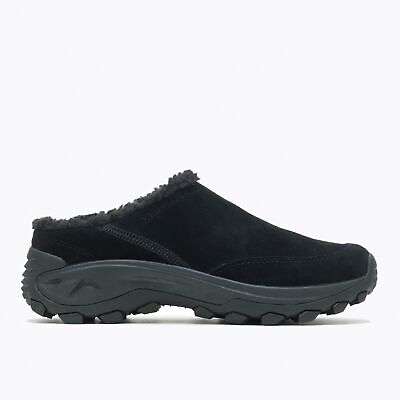 Black slip-on casual outdoor shoe