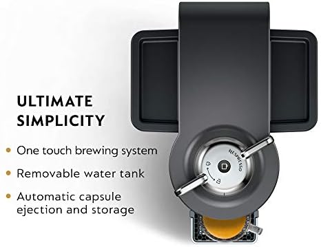 Coffee machine with simple features and capsule ejection