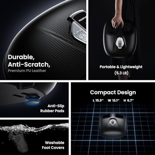 Durable portable foot massager with premium materials.