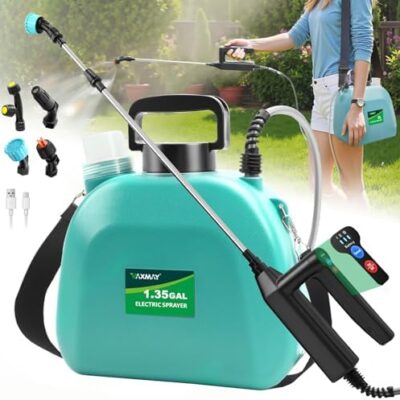 1.35-gallon electric garden sprayer with wand